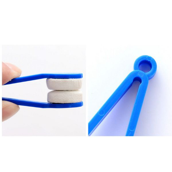 Instrument cu 2 capete din microfibra pentru curatarea si intretinerea lentilelor de ochelari 7x2 cm Albastru – IoArtify.ro [4]