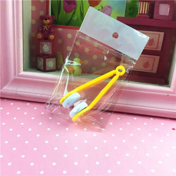 Instrument cu 2 capete din microfibra pentru curatarea si intretinerea lentilelor de ochelari 7x2 cm Galben – IoArtify.ro [5]