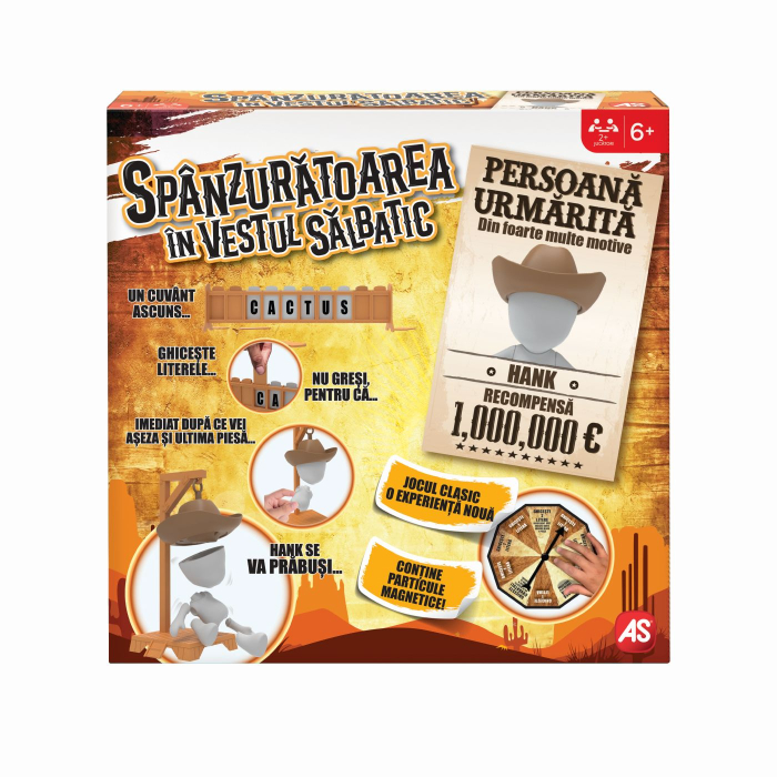 Joc de Societate Spanzuratoarea in Vestul Salbatic in Limba Romana cu 2-6 jucatori - IoArtify.ro [7]