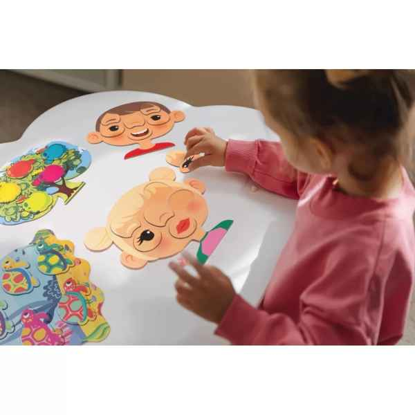 Joc Educativ din 4 Tablouri de Bord Potriveste Formele Puzzle din Lemn pentru Copii + 2 Ani – IoArtify.ro [4]