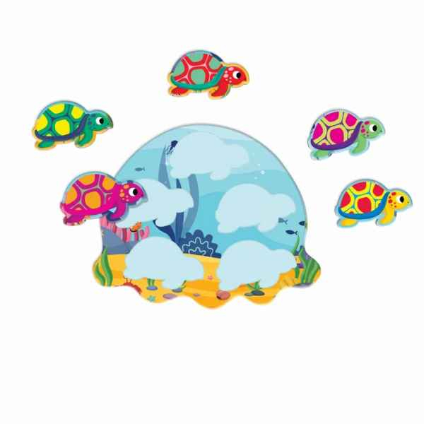 Joc Educativ din 4 Tablouri de Bord Potriveste Formele Puzzle din Lemn pentru Copii + 2 Ani – IoArtify.ro [7]