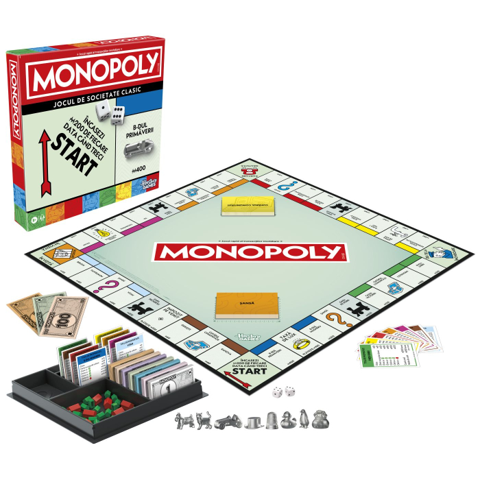 Monopoly Joc Clasic Limba Romana ediție standard cu piese din plastic - IoArtify.ro [5]