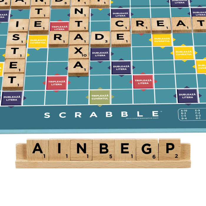 Joc Scrabble 2 in 1 din Lemn in Limba Romana cu piese gravate - IoArtify.ro [2]