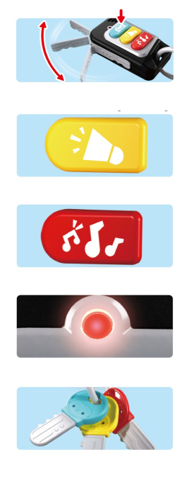 Jucarie Interactiva Chei Auto Bebe Joaca-te si Porneste cu sunete realiste - IoArtify.ro [4]