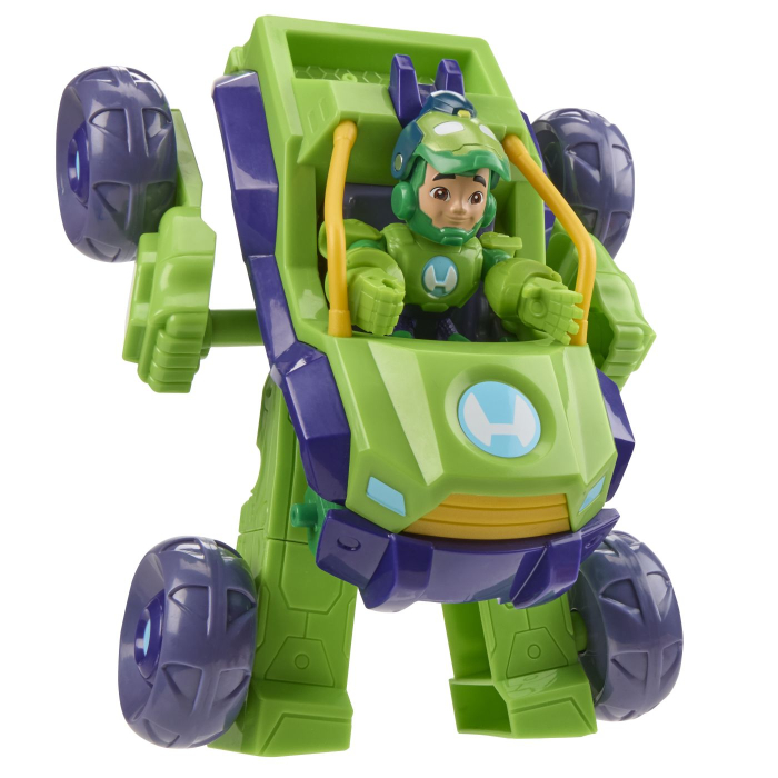 Marvel Iron Man si Prietenii Sai Uimitori Set Vehicul 2 in 1 si Figurina Iron Hulk cu articulatii - IoArtify.ro [6]