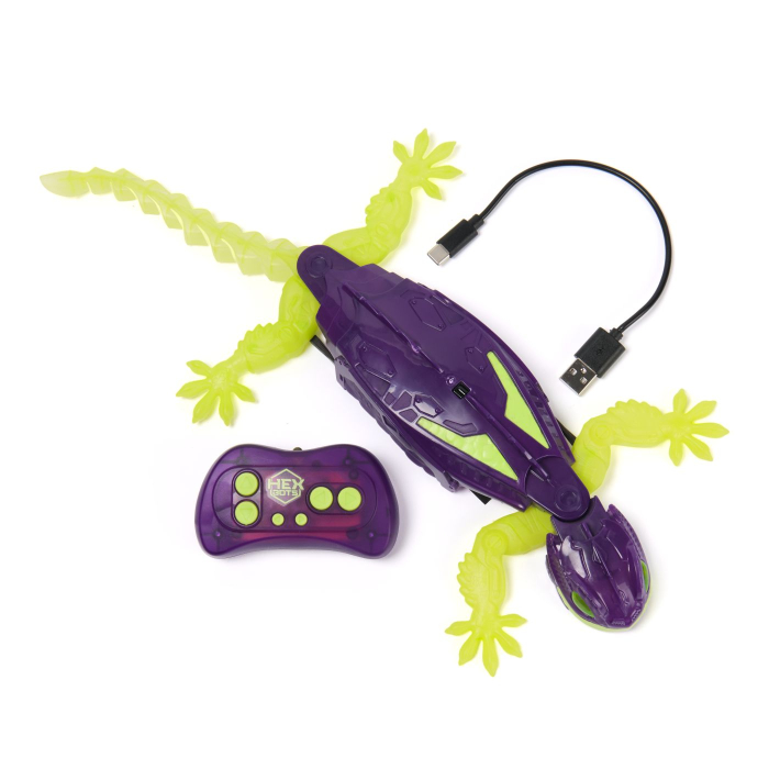 Hex Bots Soparla Cataratoare Gecko Mov cu Telecomanda autonomie 30 minute - IoArtify.ro [3]