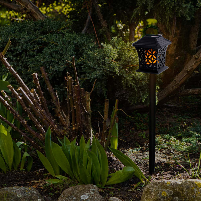 Lampa solara de exterior COMBO cu 12 LED-uri si montaj la sol sau perete – IoArtify.ro [3]