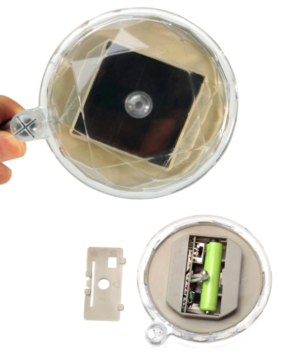 Lampa Solara estetica exterioara de gradina RGB LED tip lampadar cu control telecomanda – IoArtify.ro [7]