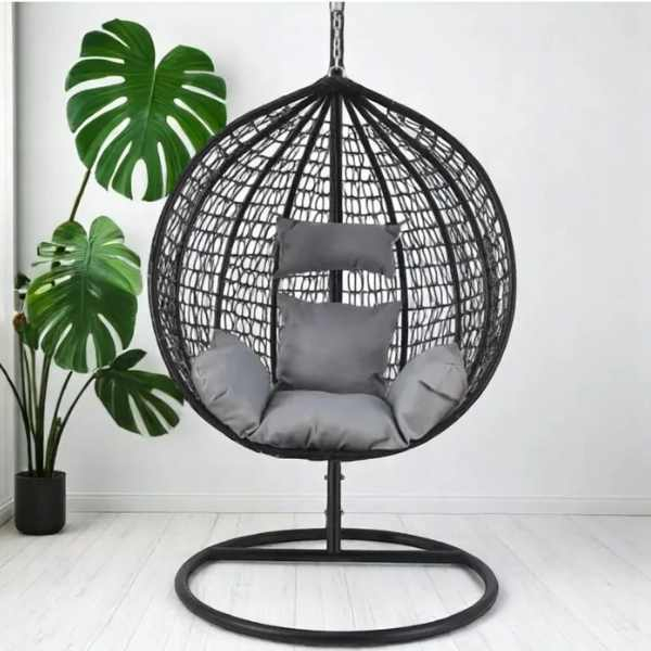 Leagan Tip Cuib cu Fotoliu Suspendat Cadru Metalic Maxim 130 Kg - IoArtify.ro [4]