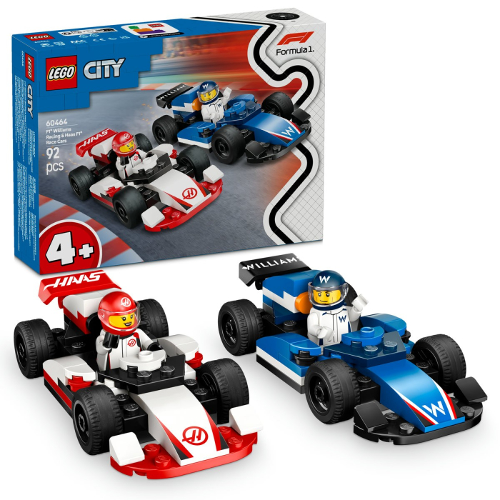 Lego City Masini de Curse F1 Williams Racing si Haas F1 60464 set 2 modele de constructie - IoArtify.ro [9]
