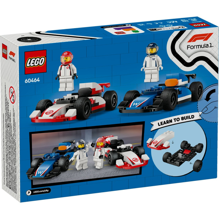 Lego City Masini de Curse F1 Williams Racing si Haas F1 60464 set 2 modele de constructie - IoArtify.ro [8]
