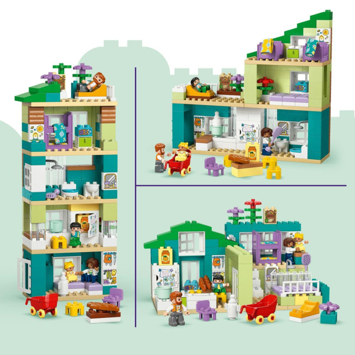 Lego Duplo Casa Moderna de Familie 3 in 1 cu Figurine 10470 set constructie 46 piese - IoArtify.ro [6]