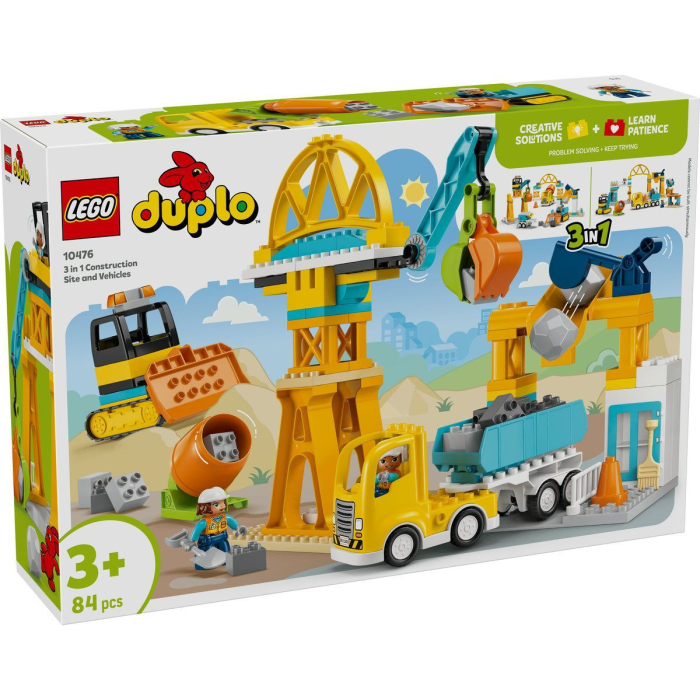 Lego Duplo Santier si Vehicule de Constructii 3 in 1 10476 set 23 piese - IoArtify.ro [2]