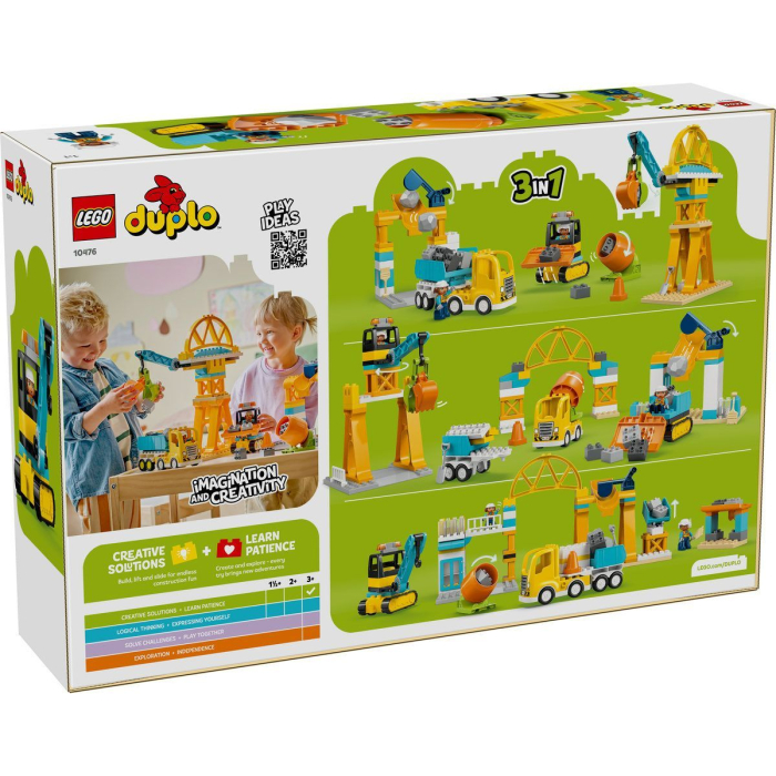 Lego Duplo Santier si Vehicule de Constructii 3 in 1 10476 set 23 piese - IoArtify.ro [10]