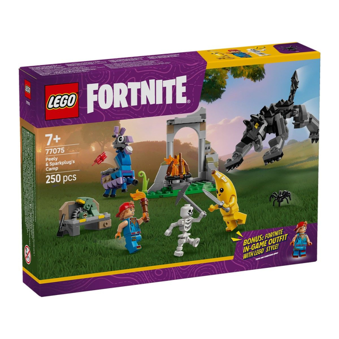 Lego Fortnite Tabara Lui Peely si Sparkplug 77075 set constructie 426 piese - IoArtify.ro [2]