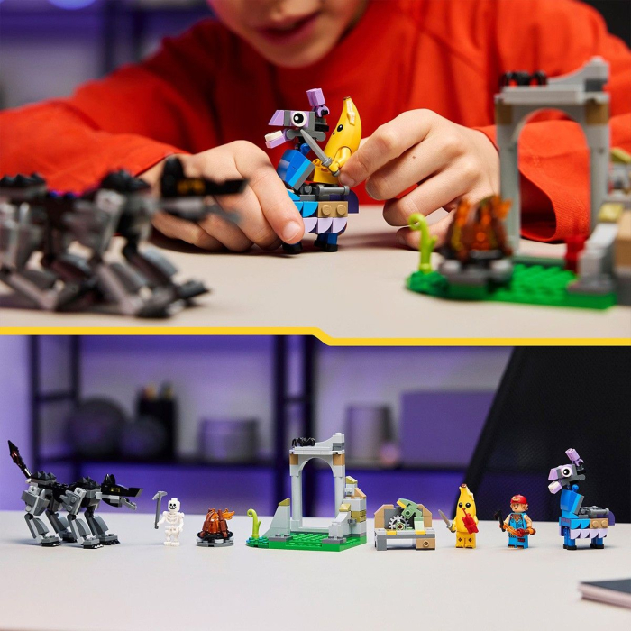 Lego Fortnite Tabara Lui Peely si Sparkplug 77075 set constructie 426 piese - IoArtify.ro [5]