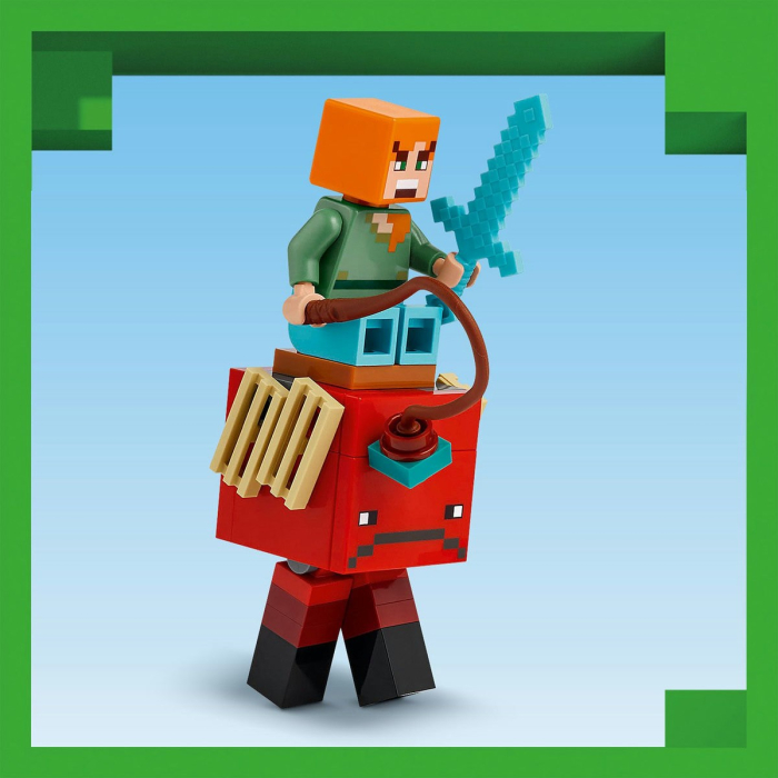 Lego Minecraft Batalie Deasupra Lavei În Nether 21266 set 345 piese - IoArtify.ro [7]
