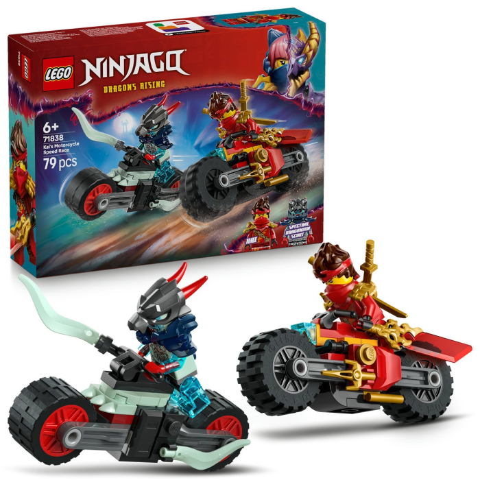 Lego Ninjago Cursa de Viteza cu Motocicleta Lui Kai 71838 set 237 piese - IoArtify.ro [9]