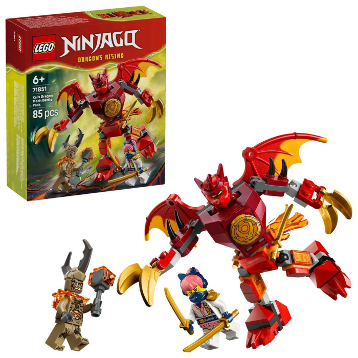 Lego Ninjago Pachet de Lupta cu Robotul Dragon al Lui Kai 71851 set 431 piese - IoArtify.ro [9]