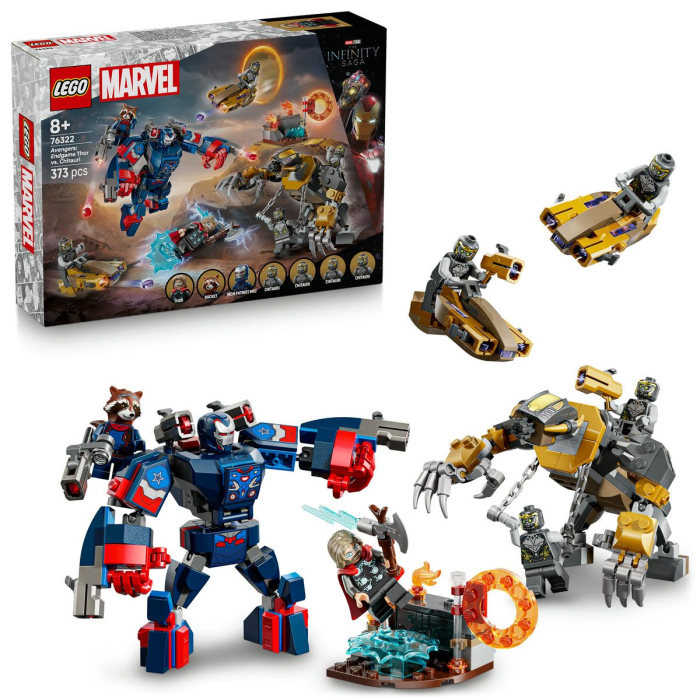 Lego Marvel Razbunatorii Thor Vs Chitauri Sfarsitul Jocului 76322 set 584 piese - IoArtify.ro [9]