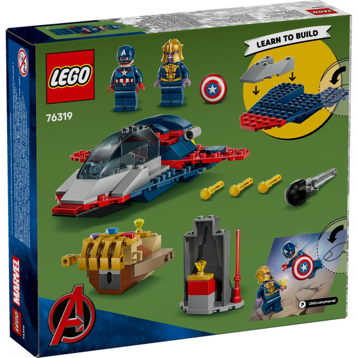 Lego Marvel Razbunatorii Capitanul America Vs Thanos 76319 set 285 piese - IoArtify.ro [8]