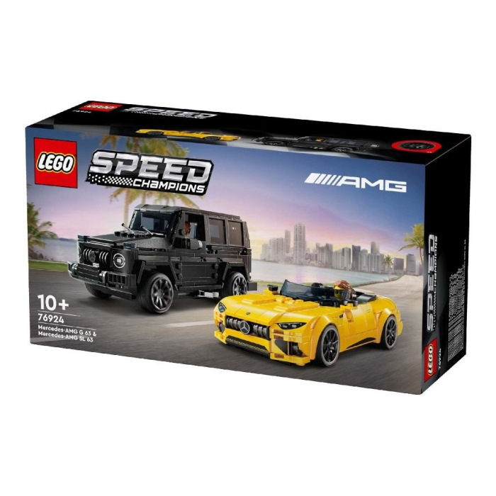 Lego Speed Champions Mercedes-amg G 63 si Mercedes-amg Sl 63 76924 Set 2 modele detaliate - IoArtify.ro [2]