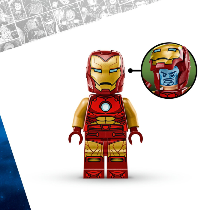 Lego Super Heroes Robotul Iron Man Vs Ultron 76307 set 565 piese - IoArtify.ro [7]