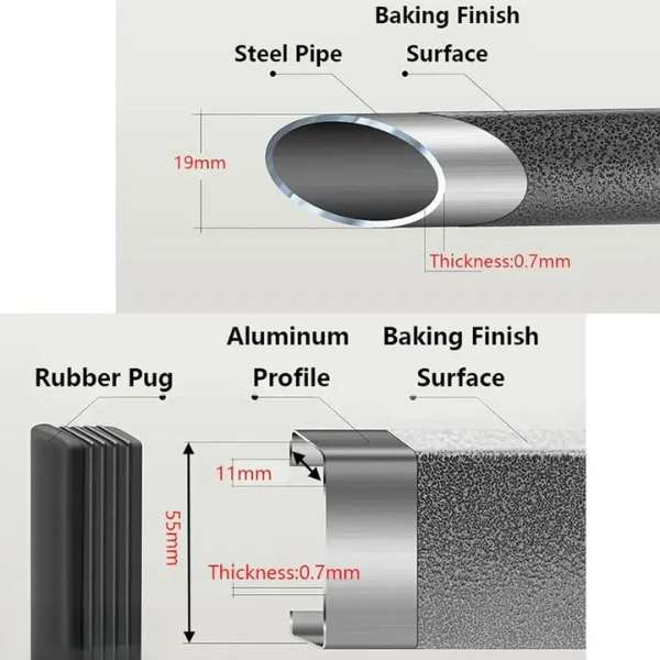 Masa Pliabil pentru Gradina sau Camping Plastic HDPE Impermeabila 53x51x50 Maro - IoArtify.ro [3]