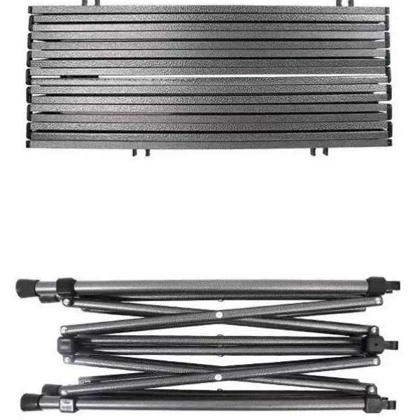 Masa Pliabil pentru Gradina sau Camping Plastic HDPE Impermeabila 53x51x50 Maro - IoArtify.ro [4]