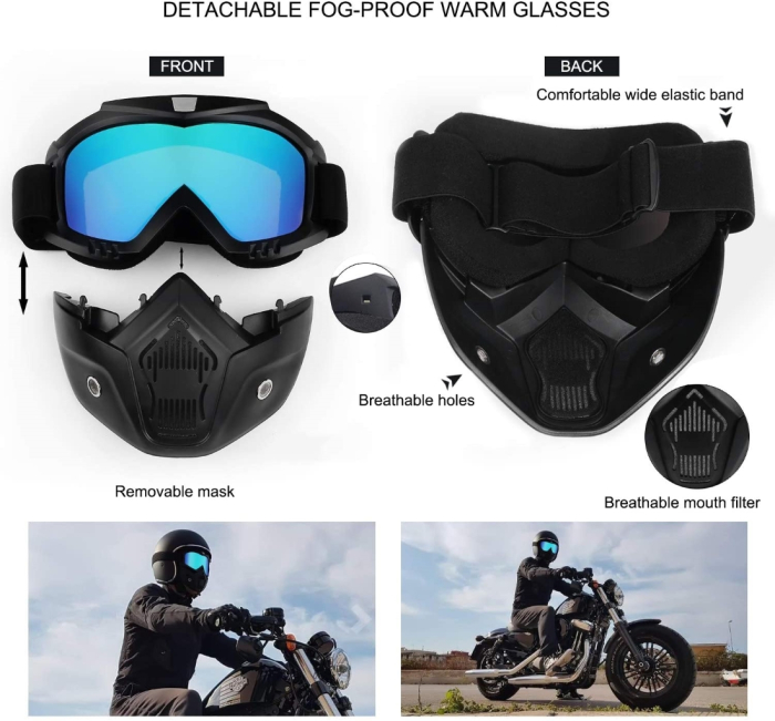 Masca de Protectie cu Ochelari Detasabili pentru Moto ATV SSV QUAD cu Filtru Antipraf – IoArtify.ro [5]