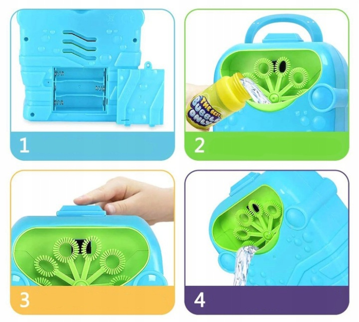 Masina Automata pentru realizarea Bulelor de Sapun culoare Albastra AVX-WT-BLUE-V02 cu viteza reglabila – IoArtify.ro [5]