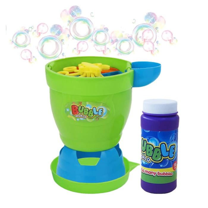 Mașina Automată pentru realizarea Bulelor de Săpun culoare Verde AVX-WT-GREEN-V03 cu capacitate de 500 ml lichid – IoArtify.ro [1]