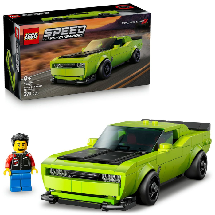Lego Speed Champions Masina Sport Dodge Challenger Srt Hellcat 77237 cu 306 piese - IoArtify.ro [8]