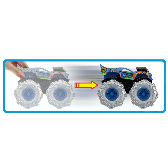 Hot Wheels Monster Truck Masinuta Twister Tredz Roger Dodger Scara 1:43 - IoArtify.ro [6]