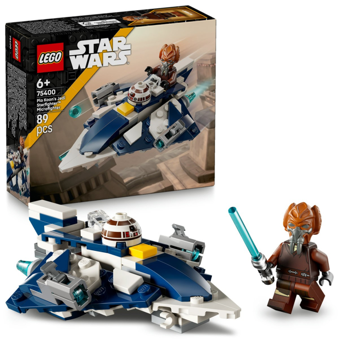 Lego Star Wars Micronava de Lupt Jedi Starfighter a Lui Plo Koon 75400 set 140 piese - IoArtify.ro [9]