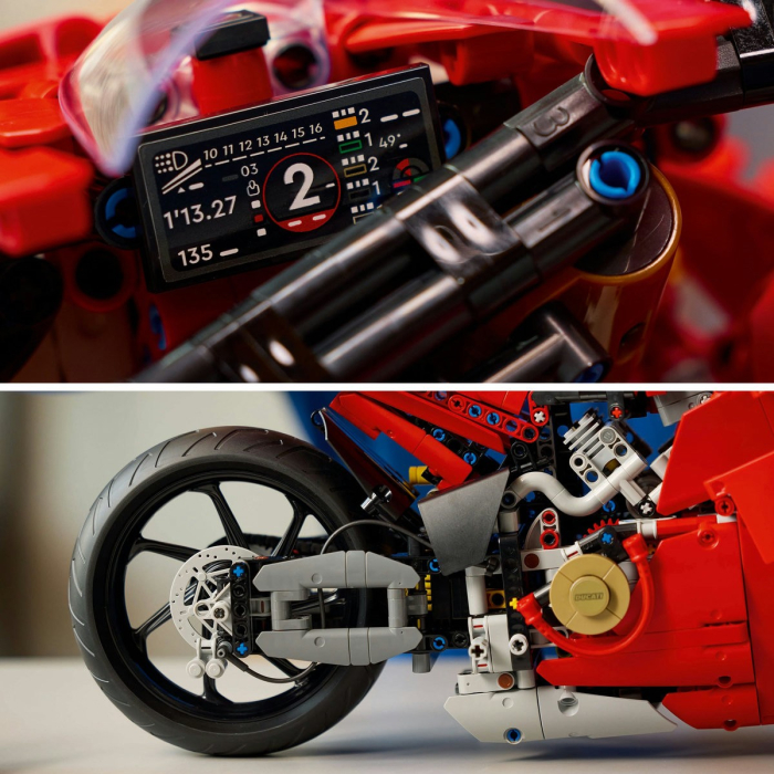 Lego Technic Motocicleta Ducati Panigale V4 S 42202 cu 646 piese - IoArtify.ro [6]