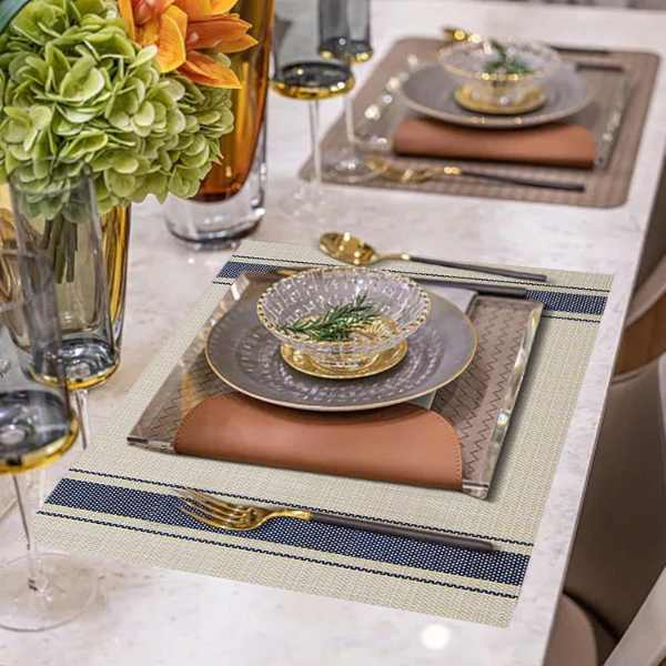 Napron de Masa Mercaton din PVC Rezistent la Apa 3045 cm Bej Dreptunghiular – IoArtify.ro [2]