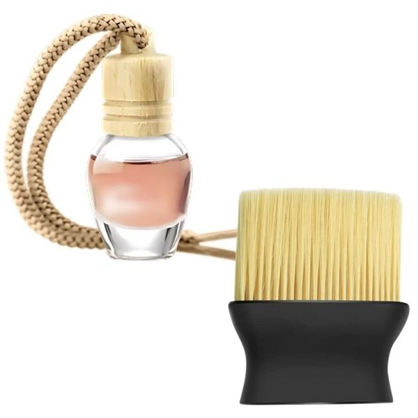 Odorizant Auto Aroma Angel si Perie cu Maner Ergonomic si Fire din Nylon SoftTouch cu Maner Antiderapant - IoArtify.ro [2]