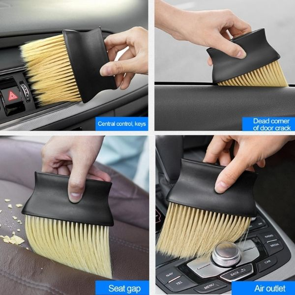 Odorizant Auto Aroma Angel si Perie cu Maner Ergonomic si Fire din Nylon SoftTouch cu Maner Antiderapant - IoArtify.ro [7]