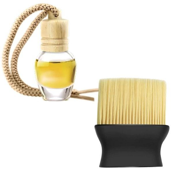 Odorizant Auto Aroma Vanilie si Perie cu Maner Ergonomic si Fire din Nylon SoftTouch Perie cu Maner Ergonomic – IoArtify.ro [2]
