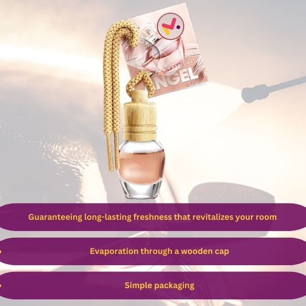 Odorizant Auto in Sticla cu Snur si Capac din Lemn Aroma Angel 8 ml - IoArtify.ro [4]