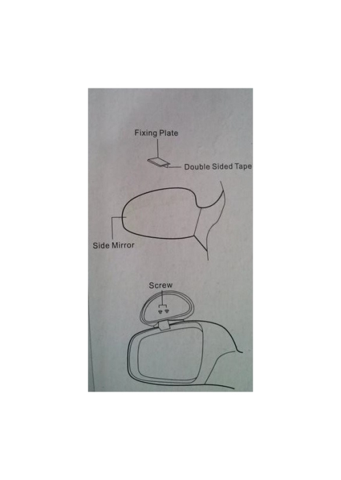 Oglinda suplimentara auto de tip Unghi Mort latime 11,5 cm prindere pe oglinda exterioara - IoArtify.ro [3]