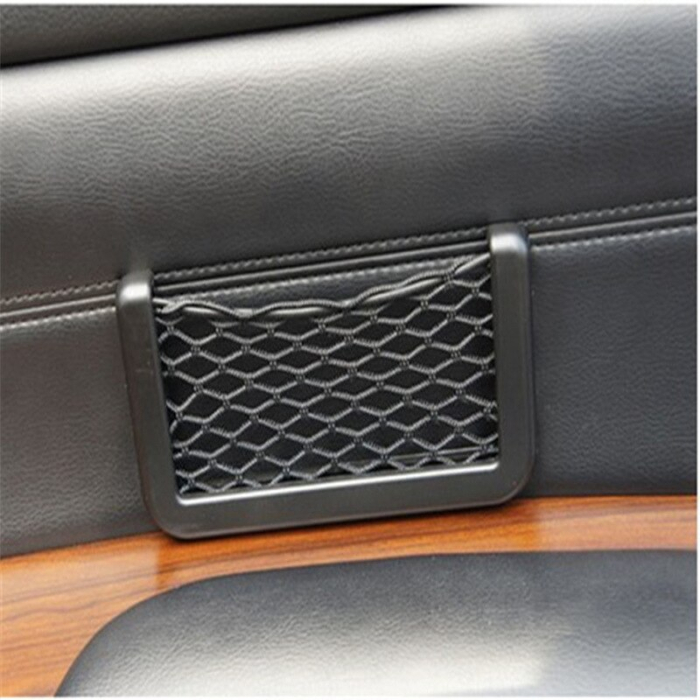 Organizator de tip buzunar din plasa elastica cu rama plastic dimensiune 19,5 x 7,8 cm culoare neagra - IoArtify.ro [5]