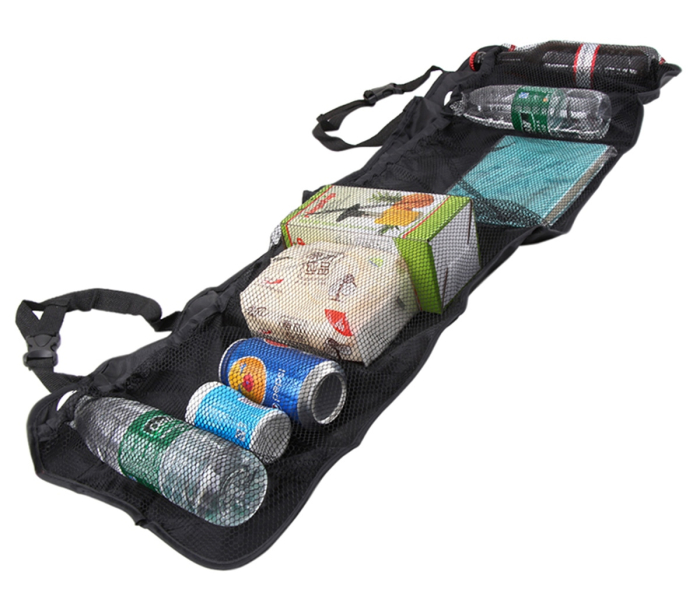Organizator portbagaj auto cu 6 buzunare 33 x 104 cm culoare neagra – IoArtify.ro [4]