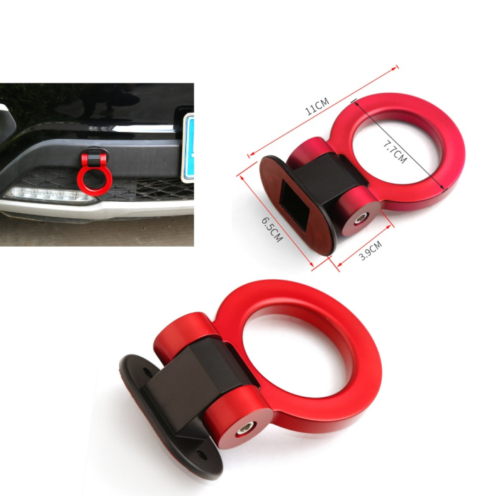 Ornament carlig remorcare RACING SPORT ROSU din aluminiu rezistent la coroziune – IoArtify.ro [8]