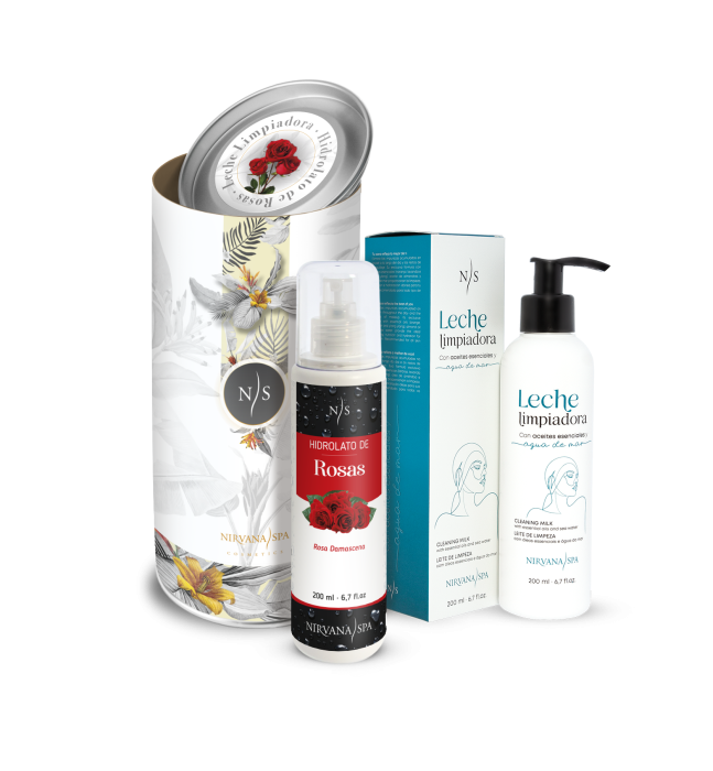 Pachet ingrijire faciala Lapte demachiant 200 ml Hidrolat de trandafir 200 ml cu ingrediente naturale - IoArtify.ro [2]