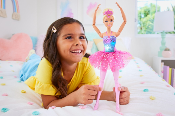 Barbie Papusa Barbie Dreamtopia Balerina cu rochie roz și tutu din tull - IoArtify.ro [3]