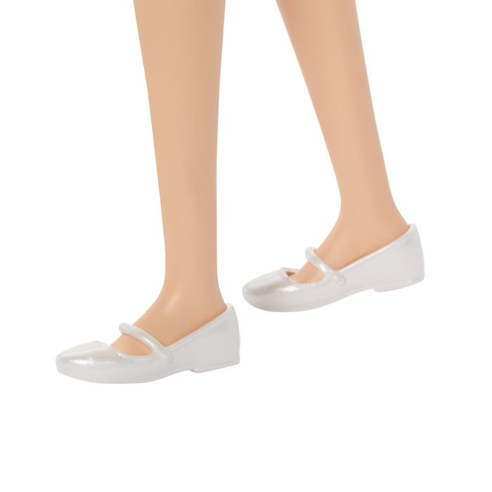 Barbie Fashionistas Papusa Barbie Bruneta cu Rochie Roz păpușă de 29 cm - IoArtify.ro [6]