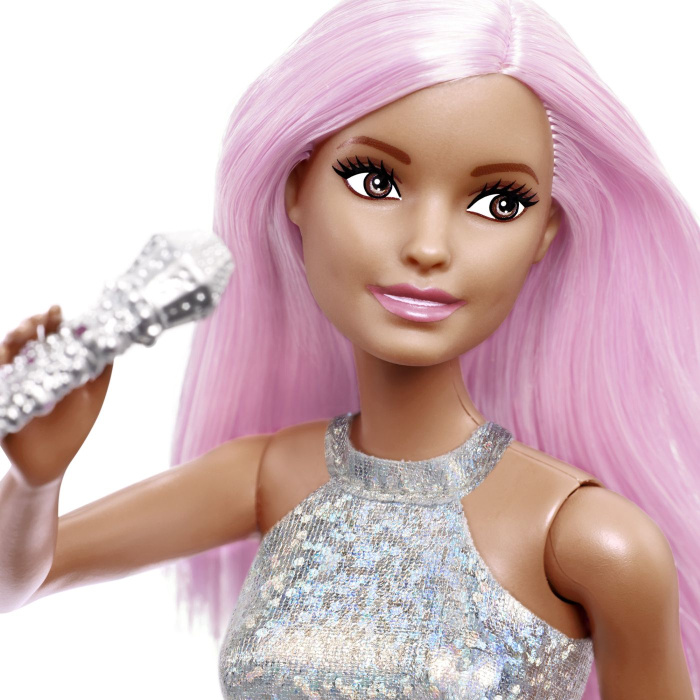 Barbie Papusa Barbie You Can Be Set Barbie Star Pop si Microfon cu microfon detasabil - IoArtify.ro [4]