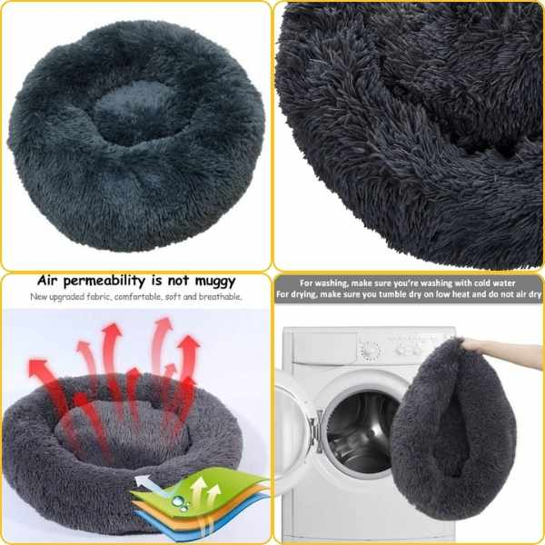 Pat Rotund Imblanit pentru Animale de Companie cu Suprafata Antiaderenta 40 cm – IoArtify.ro [5]